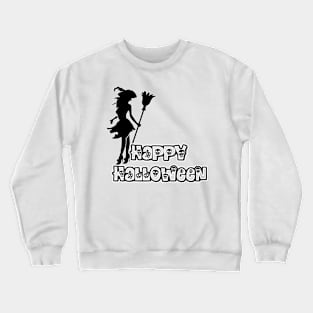 Happy Halloween - Pretty Halloween Witch Crewneck Sweatshirt